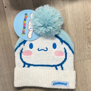Cinnamoroll Beanie with Pom Pom